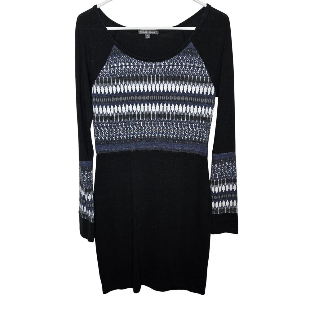 Threads 4 Thought Gray Organic Cotton Blend Sweater Dress Size Medium